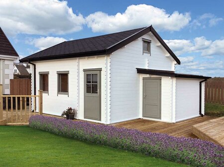 Blokhut Berlin 490 x 530 x 344 cm - Tuinhuis