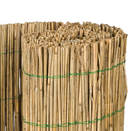 Rieten decoratierol, dubbel gebonden 200 x 100 cm