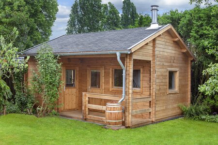 Blokhut Edelweiss 600 x 510 x 371 cm - Tuinhuis