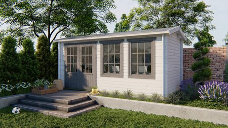 Blokhut Justine 500 x 250 x 243 cm - Tuinhuis