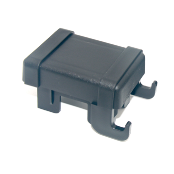 Kunststof insteekdop met haakjes tbv paal 60 x 40 mm