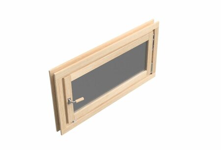 Extra te openen saunaraam – 110 x 54 cm isolatieglas