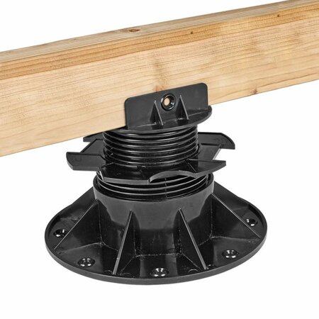 Vloerdragers, Kunststof, verstelbaar 16,2 x 5,5 cm, maximaal gewicht 450 kg