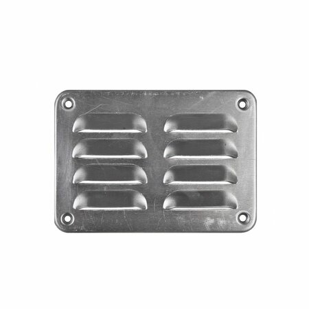 Ventilatierooster Aluminium, set a 2 stuks 9,0 x 13,0 cm