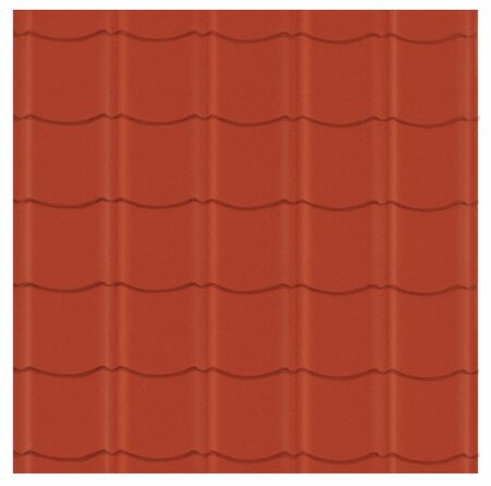 Easy-pan rood glans plaat 86 x 113,5 cm
