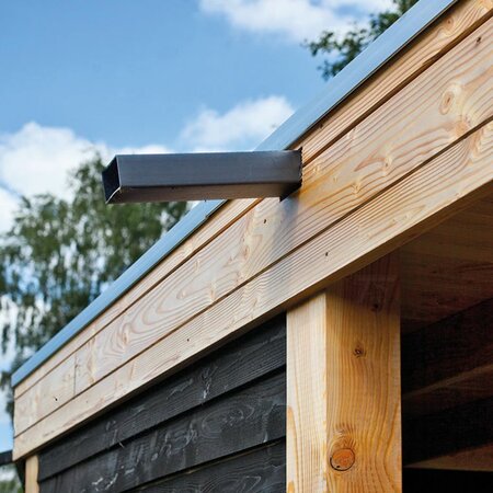 Stadsdoorvoer vierkant 6,0 x 8,0 cm, zonder connector