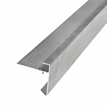 Daktrim aluminium 4,5 x 4,5 x 250 cm incl. 1 klang