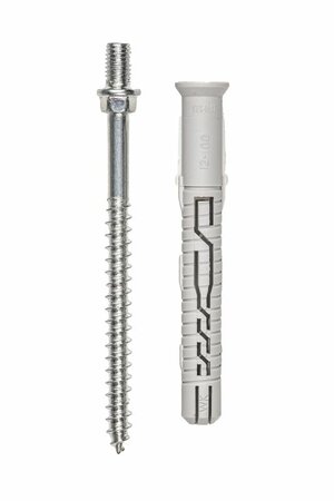 Indraaistift muurbeugel vuurverzinkt - M8 x 100 mm