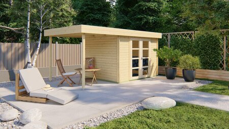 Blokhut Extramodern 520 x 260 x 230 cm - Tuinhuis