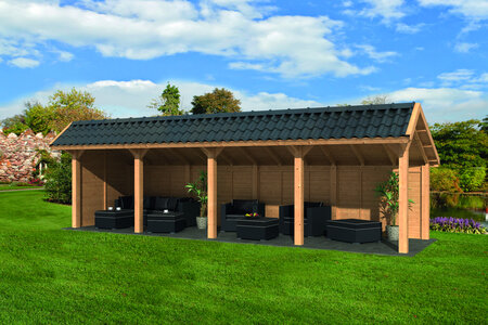 Kapschuur Bergen L, type 10 - 880 x 318 cm - Blank Douglas