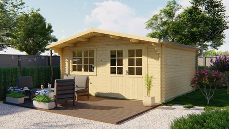 Blokhut Hendrick 500 x 500 x 250  cm - Tuinhuis