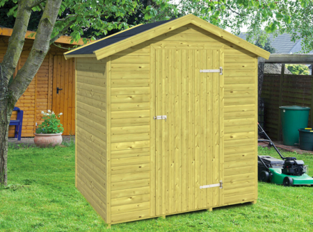 Tuinhuisje Vincent 180 x 135 x 207 cm Geïmpregneerd Wanddikte 16 mm - Tuinkast