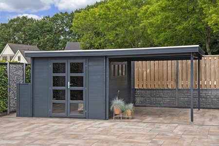 Blokhut Dellinger 600 x 300 x 225 cm - Tuinhuis