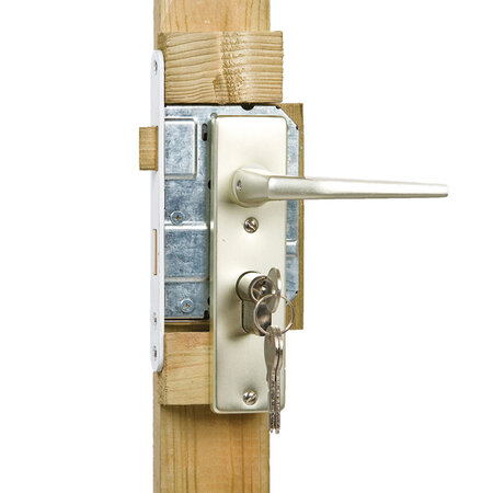 Eindplank Grenen groen geïmpregneerd t.b.v. Solide tuinpoort