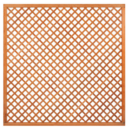 Trellis diagonaal hardhout 180 x 180 cm