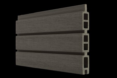 Composietplank Modern Donker Grijs 21 x 160 mm, Lengte 178 cm
