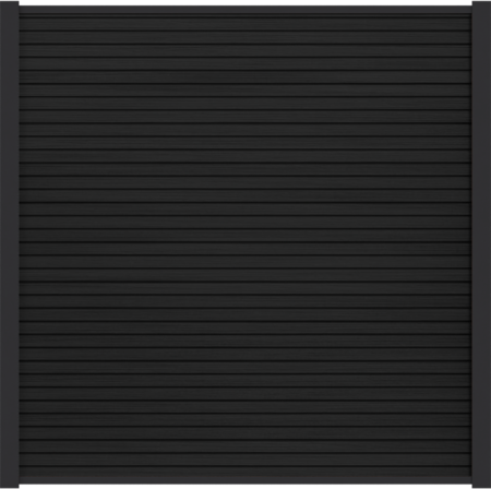 Composietscherm Boston Modern, Zwart