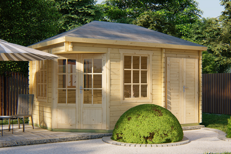 Blokhut Agnes 440 x 300 x 298 cm - Tuinhuis 