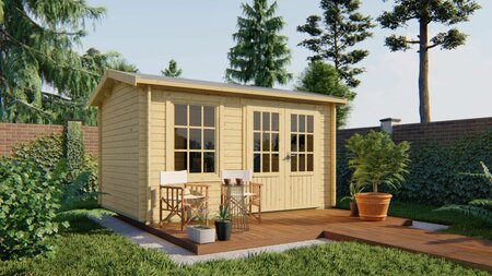 Blokhut Chloe 400 x 300 x 243 cm - Tuinhuis