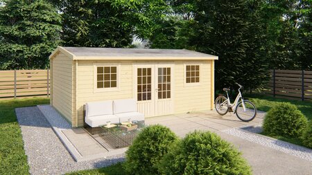 Blokhut Dianne 578 x 450 x 243 cm - Tuinhuis