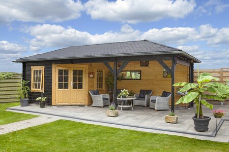 Blokhut Paiva 800 x 350 cm - Tuinhuis
