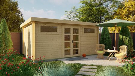 Blokhut Zerja 500 x 300 cm - Tuinhuis