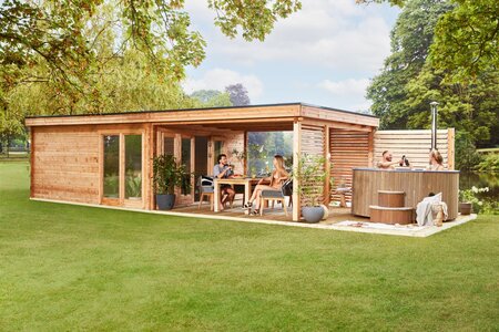 Blokhut Casper 900 x 400 x 236 cm - Tuinhuis