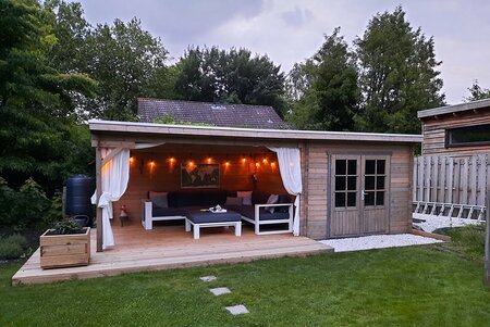Blokhut Charlotta 700 x 300 x 217 cm - Tuinhuis