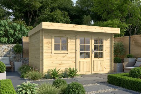 Blokhut Marta 340 x 280 x 211 cm - Tuinhuis 
