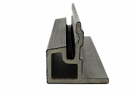 PuraTech composiet eindprofiel 5,8 x 5,8 x 290 cm dark grey