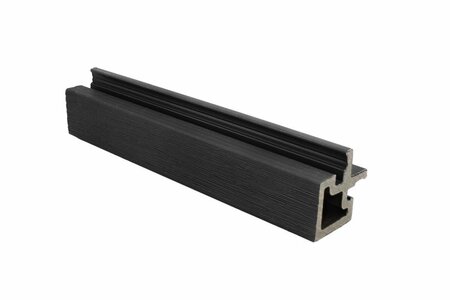 PuraTech composiet hoekprofiel 6,7 x 6,7 x 290 cm ebony black