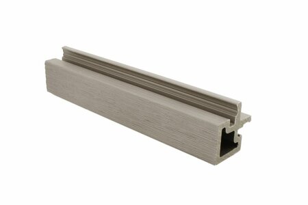 PuraTech composiet hoekprofiel 6,7 x 6,7 x 290 cm light grey