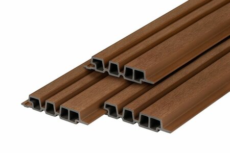 PuraTech 195 composiet barcodeprofiel 3,3 x 19,5 x 290 cm ipé fijne houtnerf