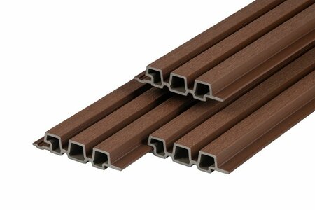 PuraTech 30 composiet triple profiel 3,3 x 17 x 390 cm ipé fijne houtnerf