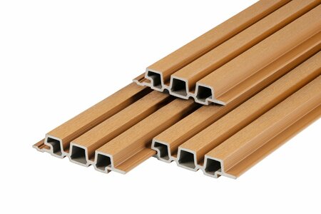 PuraTech 30 composiet triple profiel 3,3 x 17 x 390 cm cedar fijne houtnerf