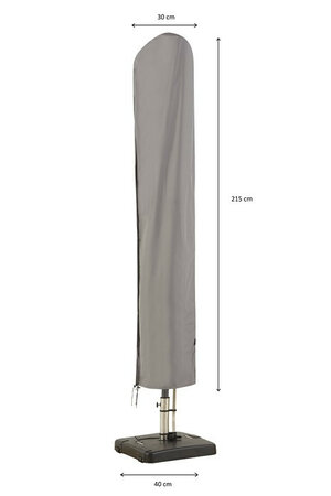 Madison parasolhoes 215x30/40 cm grey