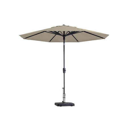 Madison Paros II luxe auto tilt parasol Ø300 cm ecru