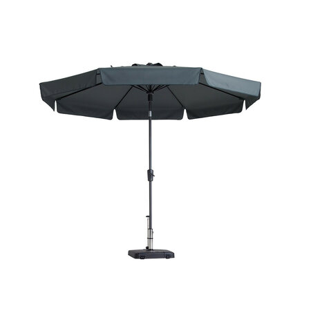 Madison Flores luxe parasol Ø300 cm grey