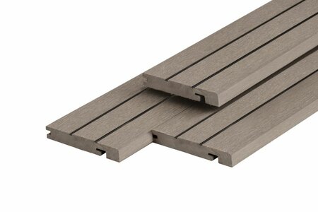PuraDock composiet eindprofiel light grey 2,2 x 14,6 x 290 cm