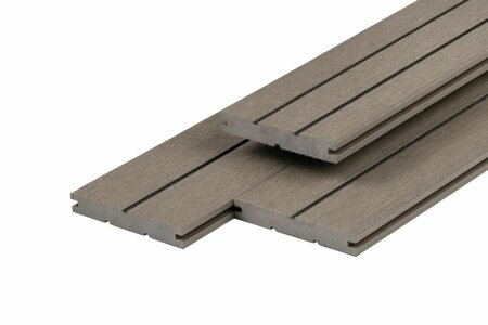 PuraDock massieve composiet vlonderplank light grey 2,2 x 14,6 x 290 cm
