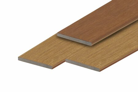 PuraTerra composiet kantplank teak bi-color 1,2 x 15,0 x 300 cm