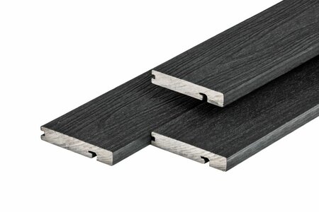 PuraShield composiet eindplank ebony black 2,3 x 13,8 x 300 cm