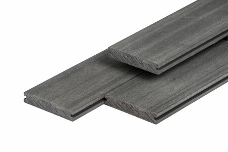 PuraShield massieve composiet vlonderplank dark grey 2,3 x 13,8 x 300 cm