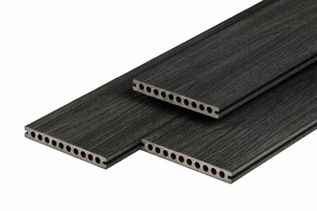 PuraShield composiet vlonderplank ebony black 2,3 x 21 x 500 cm