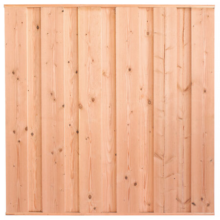 Tuinscherm Douglas, fijn bezaagd 11-planks (dicht scherm)  Saarland 180 x 180 cm
