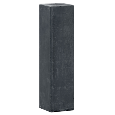 Betonpoer kleine vellingkant antraciet 14 x 14 x 60 cm, M16