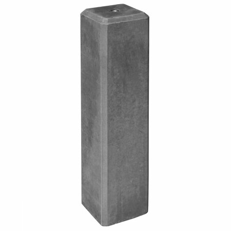 Betonpoer grote vellingkant antraciet 15 x 15 x 60 cm, M20