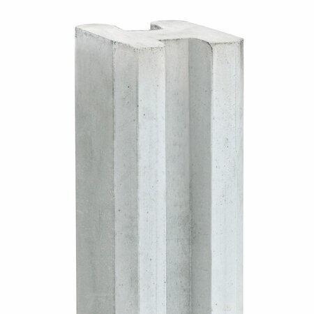 Beton-sleufpaal Vecht wit/grijs 10 x 10 cm